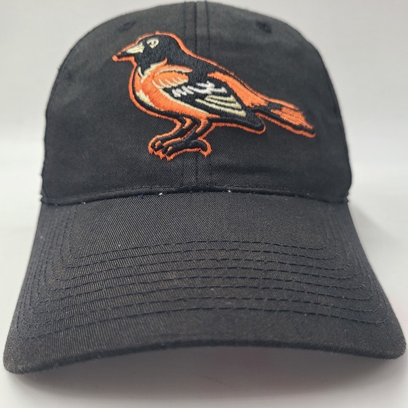 Vintage Baltimore Orioles Hat Snapback Outdoor Cap Black Orange MLB Casual Wear - Picture 2 of 12